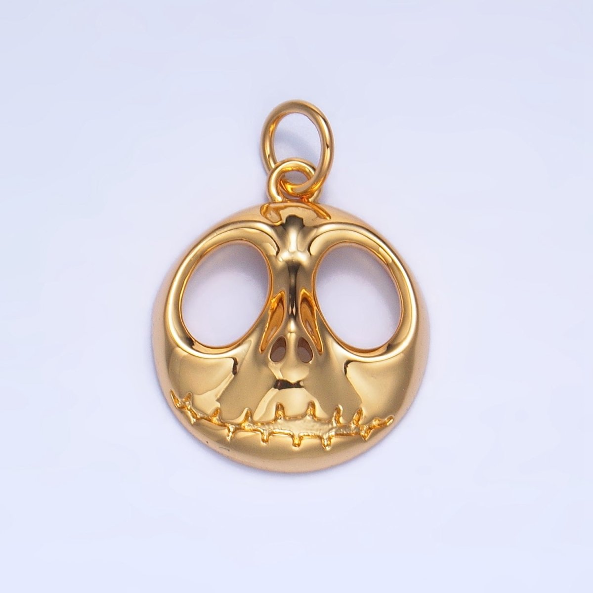 24K Gold Filled Nightmare Skeleton Charm in Gold & Silver | X926