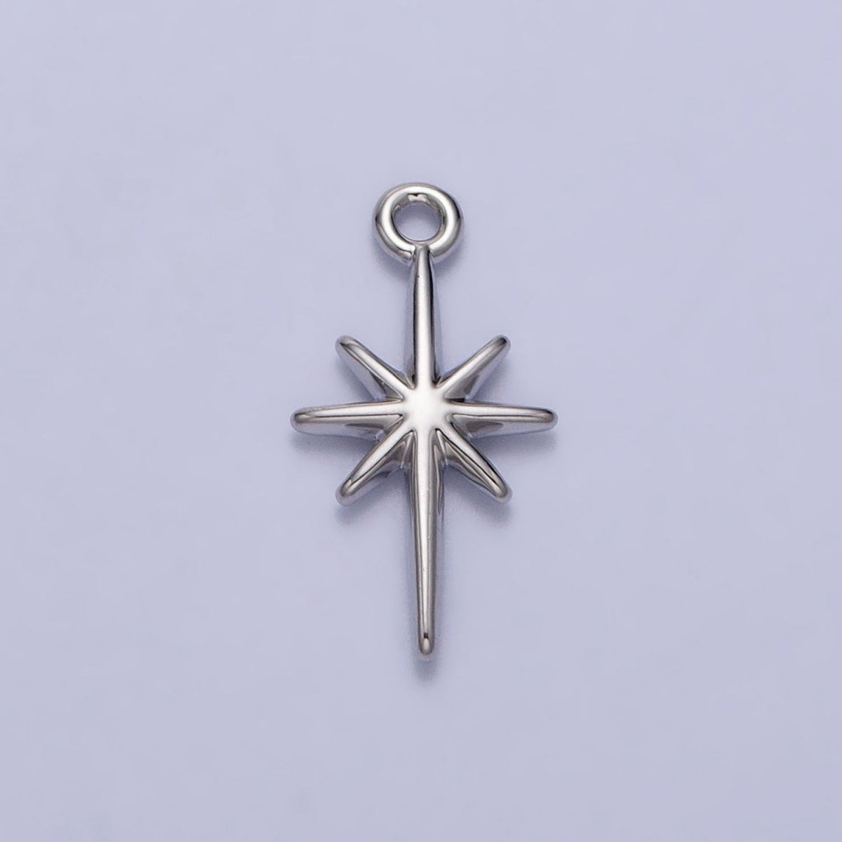 24K Gold Filled  North Star Celestial15.8mm Add-On Charm in Gold & Silver | AC333 AC716