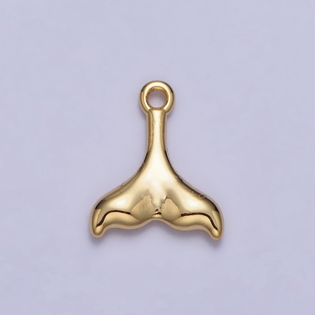 24K Gold Filled Ocean Sea Animal Tail Whale Mermaid Dolphin Charm in Gold & Silver | AC345 AC346