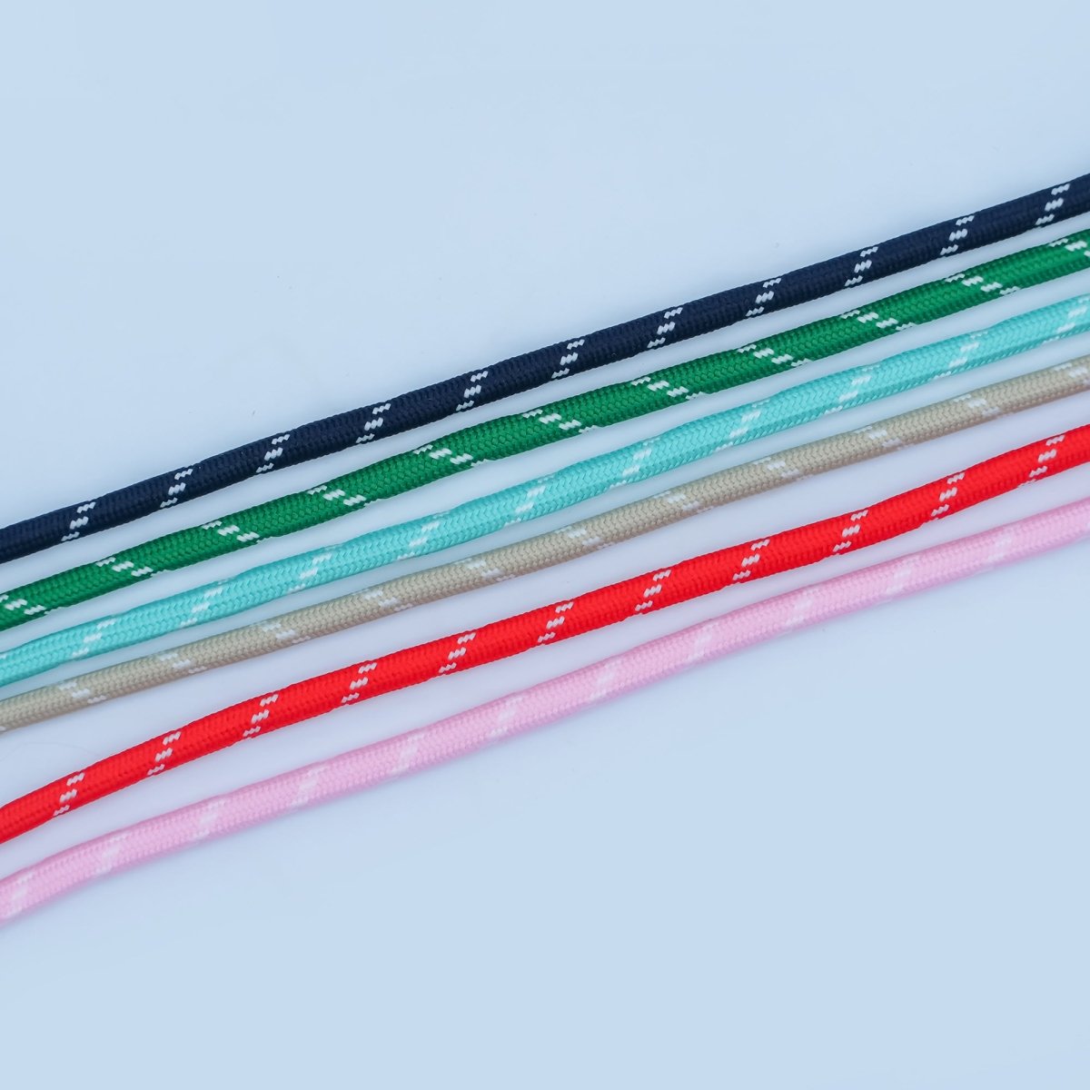 24K Gold Filled Red, Pink, Blue, Green, Beige, Teal Cord Chain Necklace | WA - 3061 ~ WA - 3066 - DLUXCA