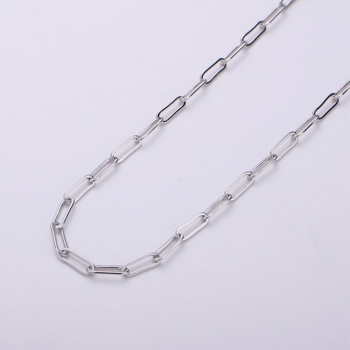 24K Gold Filled Rolo Cable Chain by Yard, Gold Filled Cable Rolo Chain, Wholesale Bulk Roll Chain for DIY Jewelry, Thickness 0.5mm, PAPER CLIP Chain | ROLL-005, ROLL-034, ROLL-049