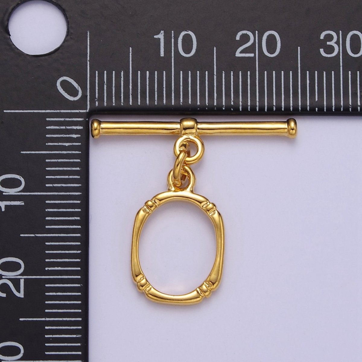 24k Gold Filled Round Oval Clasp, Jewelry Clasp OT Clasp Findings L-684 L-685 L-686