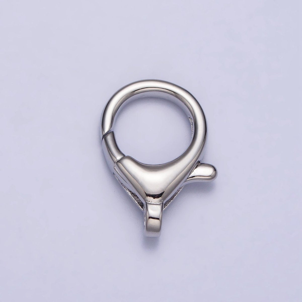 24K Gold Filled Rounded Oval 20mm Lobster Clasps Jewelry Closure in Gold & Silver | Z-111 Z-112