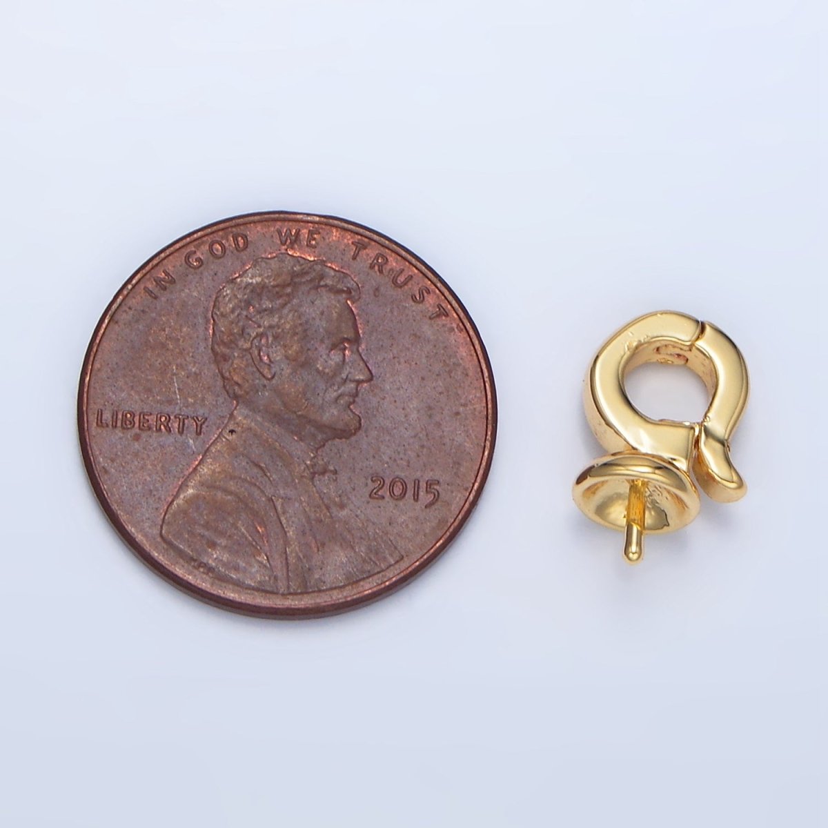 24K Gold Filled Snap Latch Drill Needle Findings | Z971 - DLUXCA