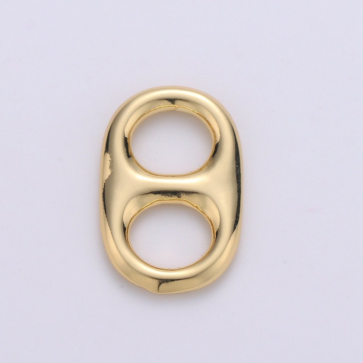 24k Gold Filled Soda Pull-tab Pendant Charm For Charms Bracelet Necklace Jewelry Making Supplies D-215 D-499