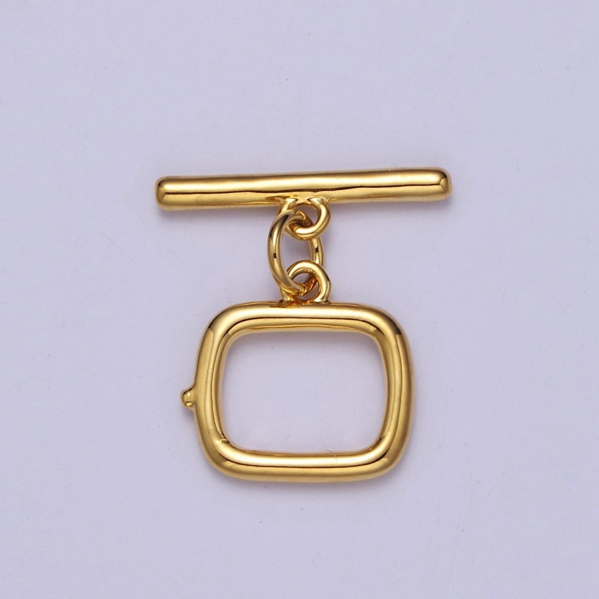 24K Gold Filled Square Toggle Clasp, Jewelry Clasp OT Clasp Findings  L-717 L-718 L-722