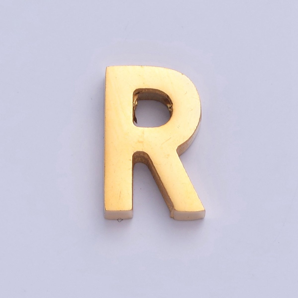 24K Gold Filled Stainless Steel Initial Alphabet For DIY Necklace Making A-A1669-A-A1681