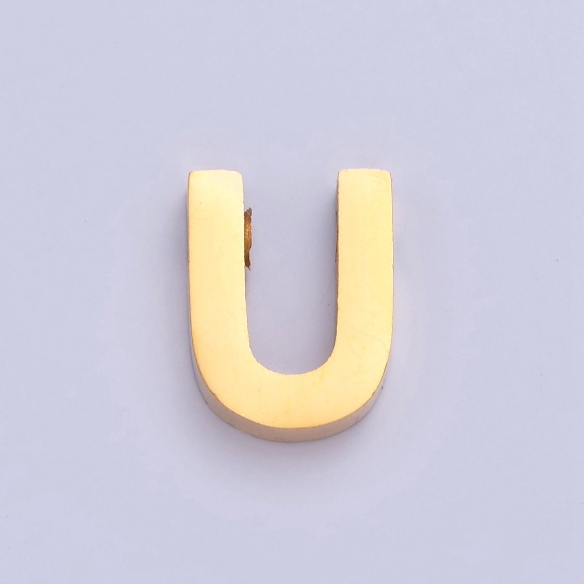 24K Gold Filled Stainless Steel Initial Alphabet For DIY Necklace Making A-A1669-A-A1681