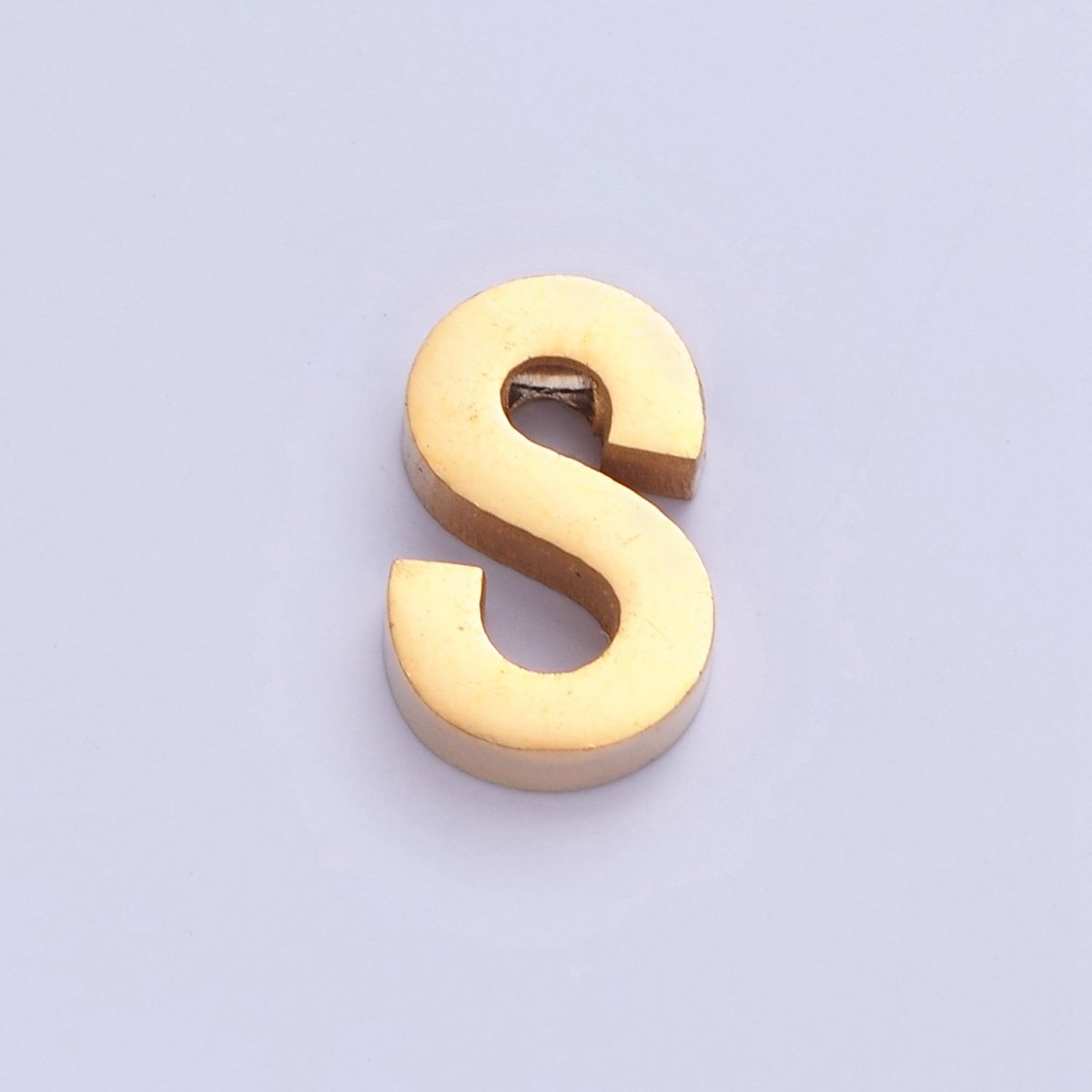 24K Gold Filled Stainless Steel Initial Alphabet For DIY Necklace Making A-A1669-A-A1681