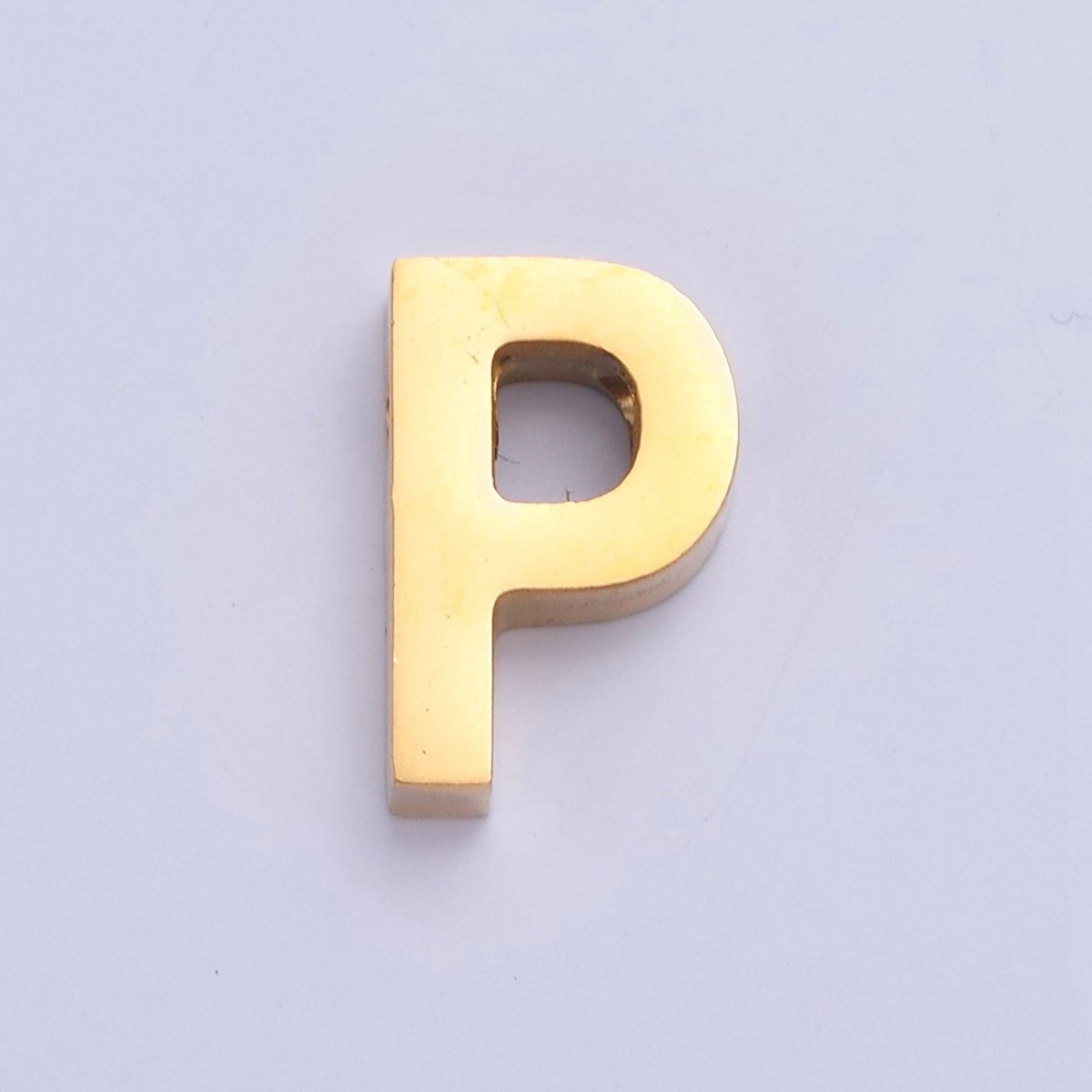 24K Gold Filled Stainless Steel Initial Alphabet For DIY Necklace Making A-A1669-A-A1681