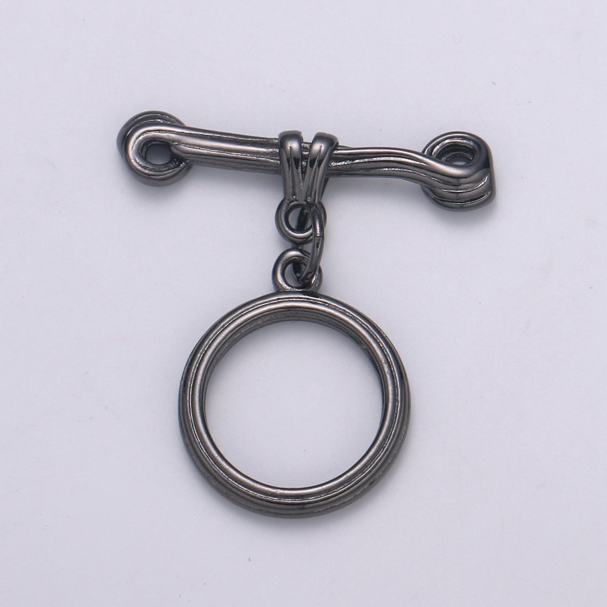 24K Gold Filled Toggle Clasp Black / Rose Gold / Gold / Silver For DIY Jewelry Making Necklace Bracelet Anklet L-217~L-220