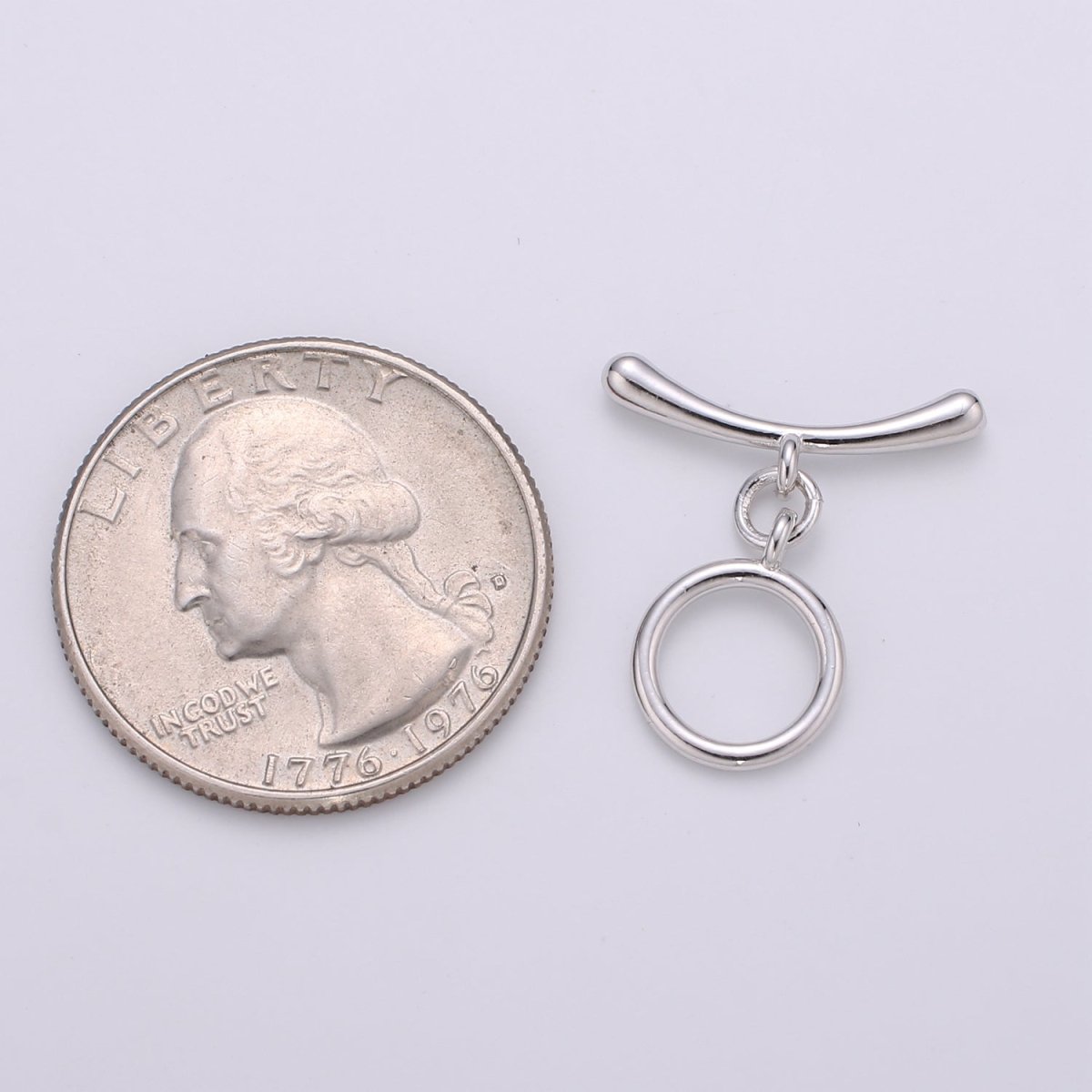 24K Gold Filled Toggle Clasp Smooth Circle OT Clasp For Jewelry Making Bracelet Necklace Diy Accessories Wholesale Supply Finding L-104~L-107 L-142