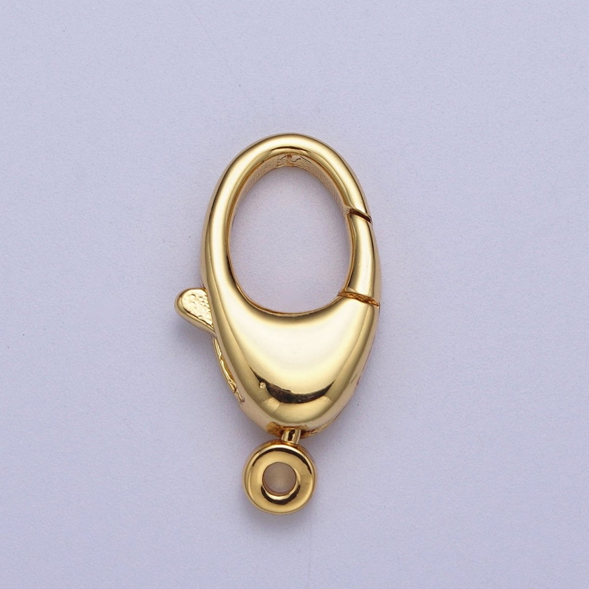 24K Gold Filled Trigger Lobster Clasps Big Oval End Clasp Z-196 Z-197
