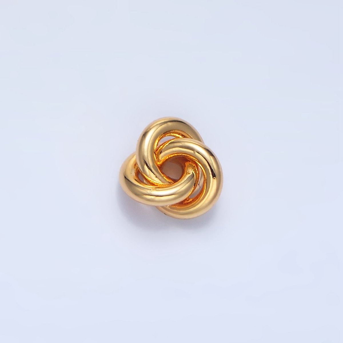 24K Gold Filled Triple Minimalist Spiral Band Bead | B561
