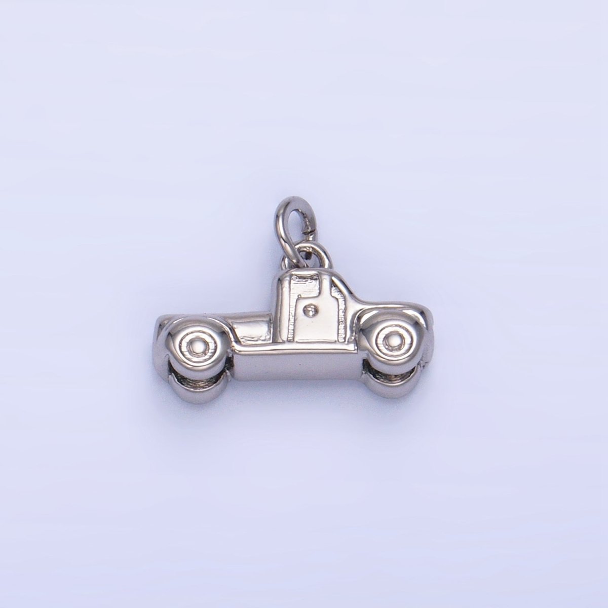 24K Gold Filled Vehicle Pick Up Truck Multidimensional 3D Charm in Gold & Silver | W045