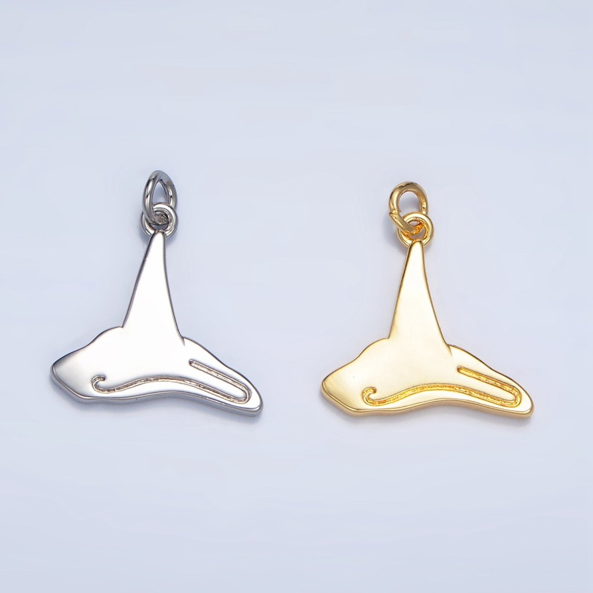 24K Gold Filled Witch Hat Holiday Charm in Gold & Silver | W015