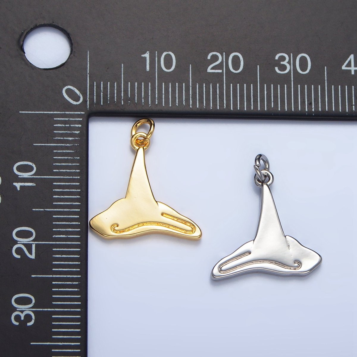 24K Gold Filled Witch Hat Holiday Charm in Gold & Silver | W015