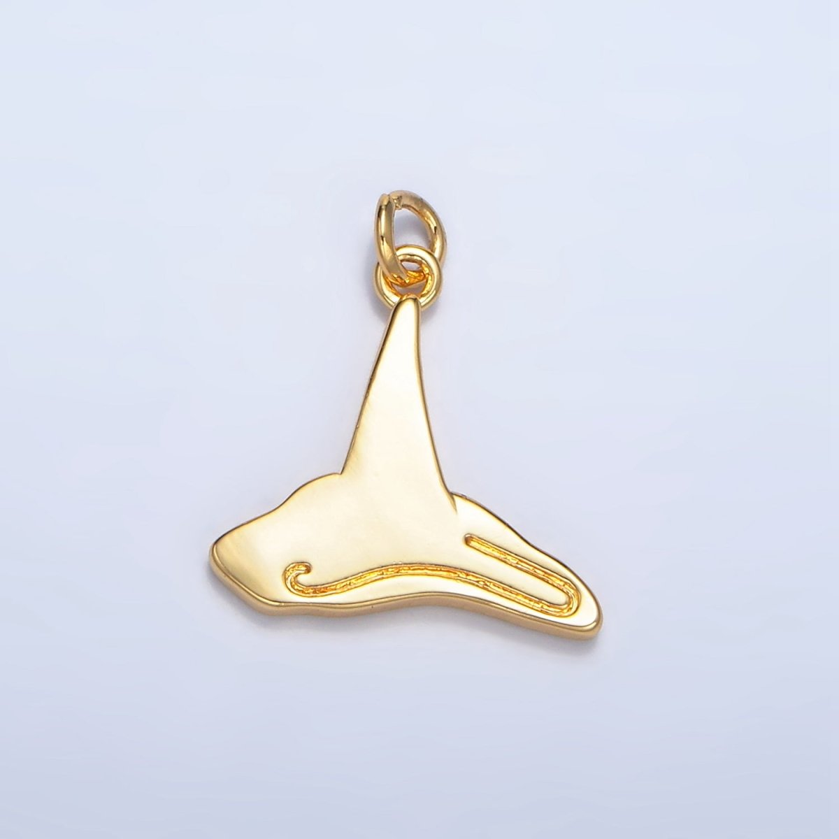 24K Gold Filled Witch Hat Holiday Charm in Gold & Silver | W015