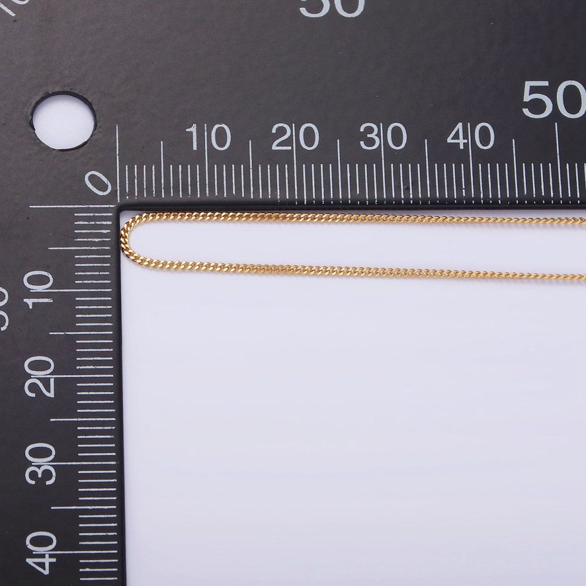 24K Gold Vermeil Necklace Curb Chain, 925 Sterling Silver Curb Necklace Chain w/ Heavy Gold Plated | WA-2151 WA-2152 Clearance Pricing