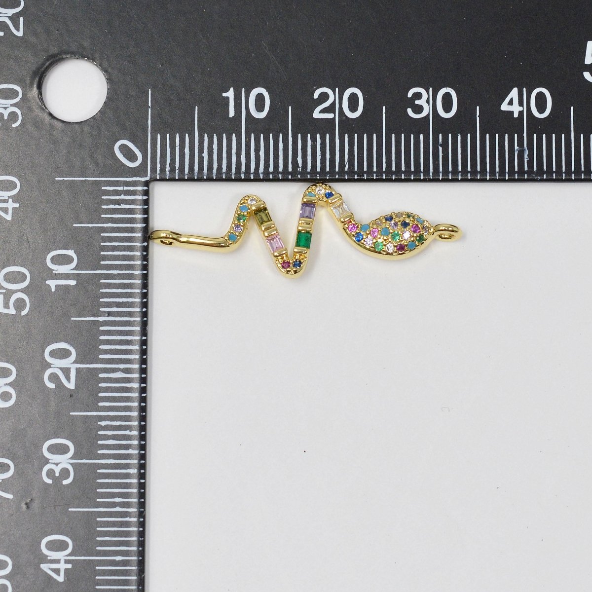 24K Rainbow Gold Filled Snakes Connectors F-558 - DLUXCA