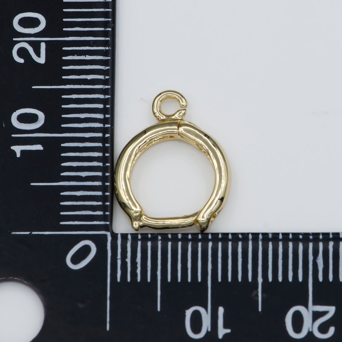 24k Simple Minimalist Gold Filled Thick Earring Huggies For DIY Earring Making  L-388