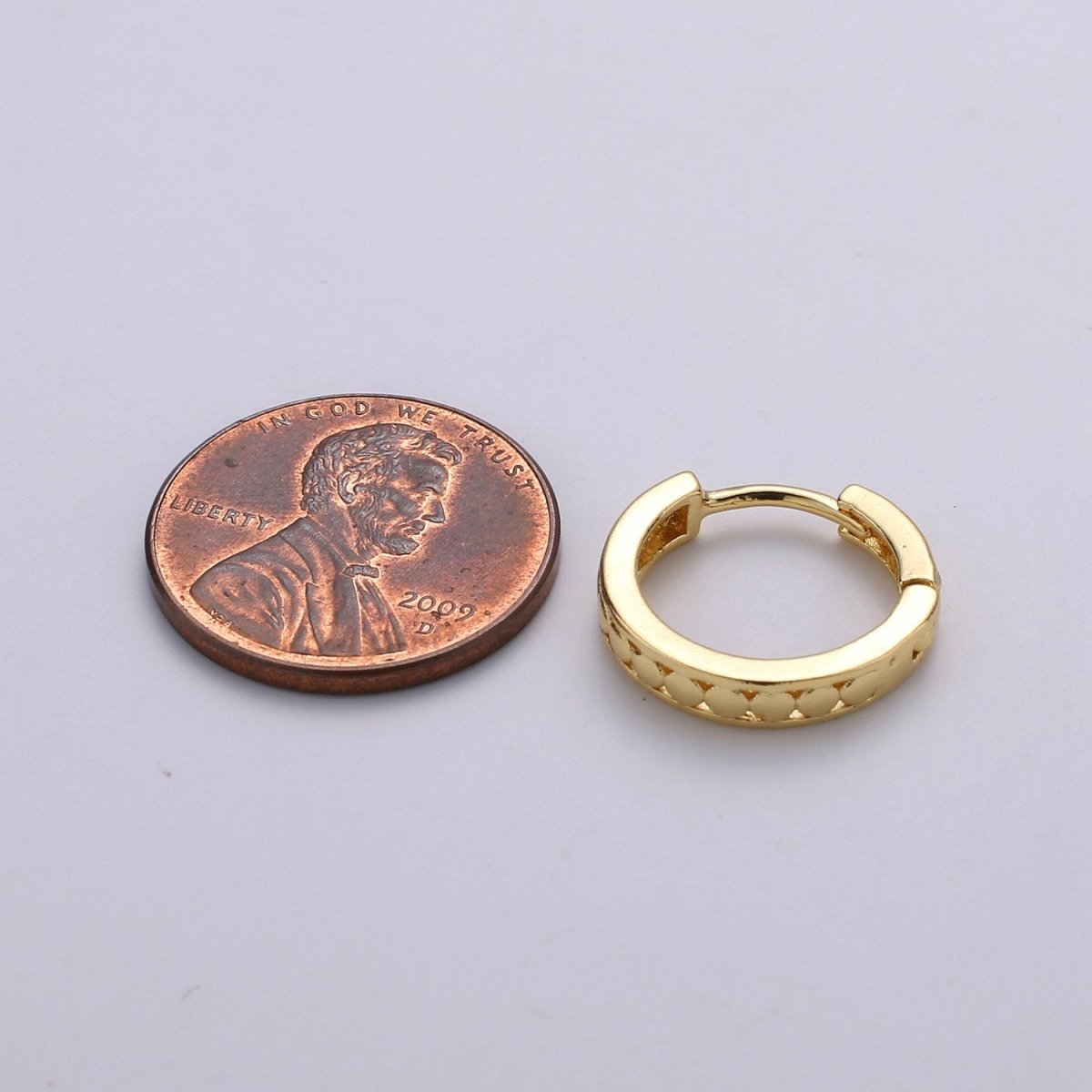 24k Vermeil Gold Earrings, Huggie Earring, Tiny Earrings, Circle Earrings, Handmade Earrings, Everyday Wear Earrings, Rosegold Earring K-696 - K-698