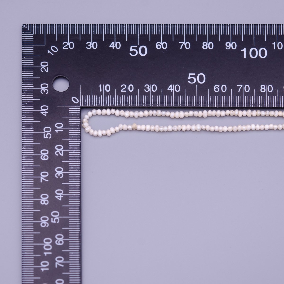 2.5mm Mini AAA Natural Seed Freshwater Pearl 176pcs Full Strand | WA-1323 Clearance Pricing - DLUXCA