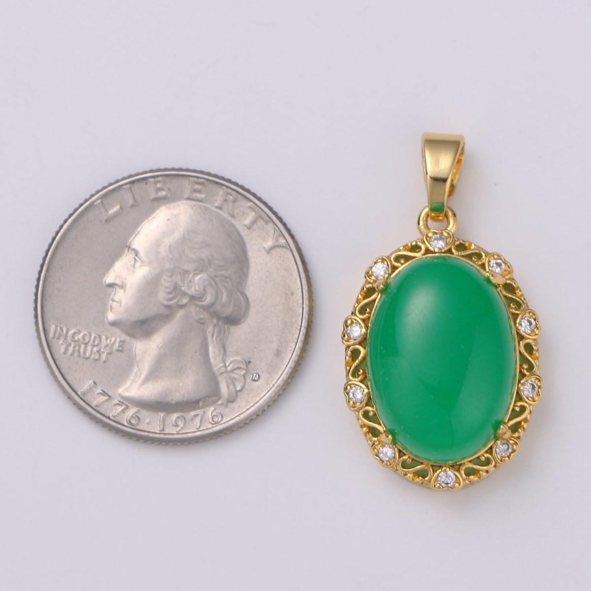 31X17mm Vintage Style Oval Charm 14k Gold Filled Blue Pink Green Tiger Cat's Eye Pendants Necklace Gold Focal Pendant for Statement Necklace J-159-J-161