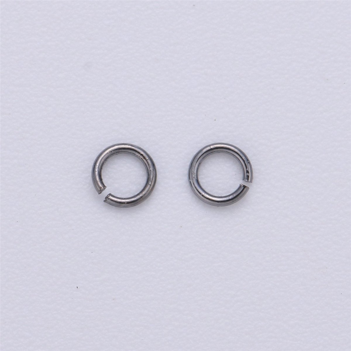 450 Pcs Silver Plated, Gold Plated, Gun Metal, Rose Gold Dainty O Shaped Jump Rings 3mm Open Jump Ring 24 gauge 0.50mm for Supply
