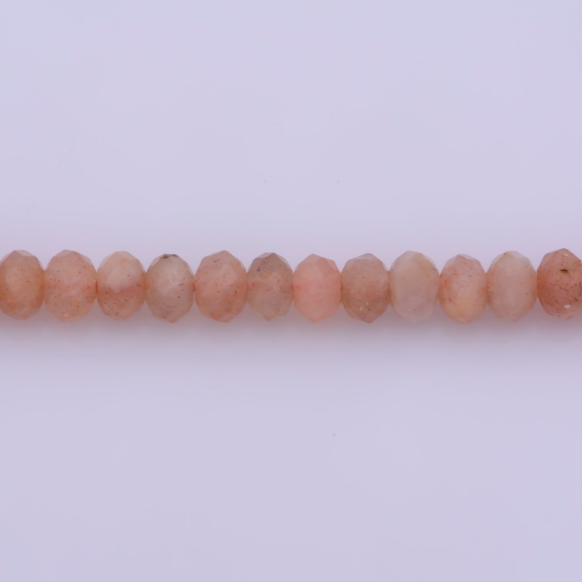 4mm Dainty Watermelon Pink Rose Quartz Natural Gemstone Bead 16.5 Inch Necklace | WA-259 Clearance Pricing