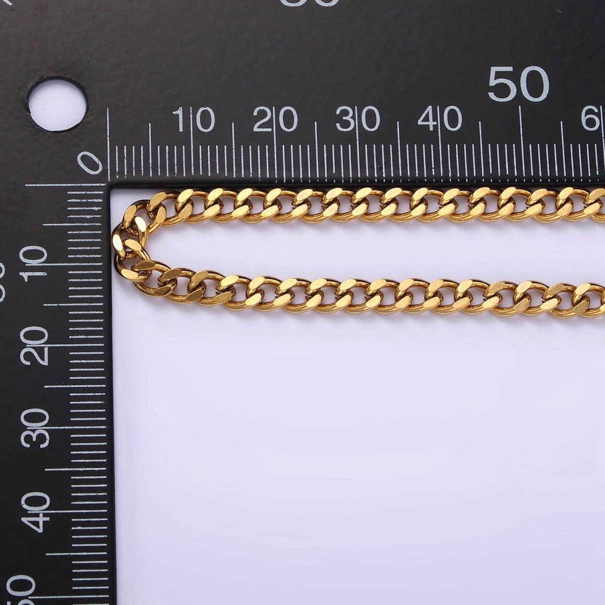 4mm Wide Stainless Steel Chain - 21.6", 23.6" Unisex Silver Cuban Link Chains Necklace | WA-2143 to WA-2146 Clearance Pricing