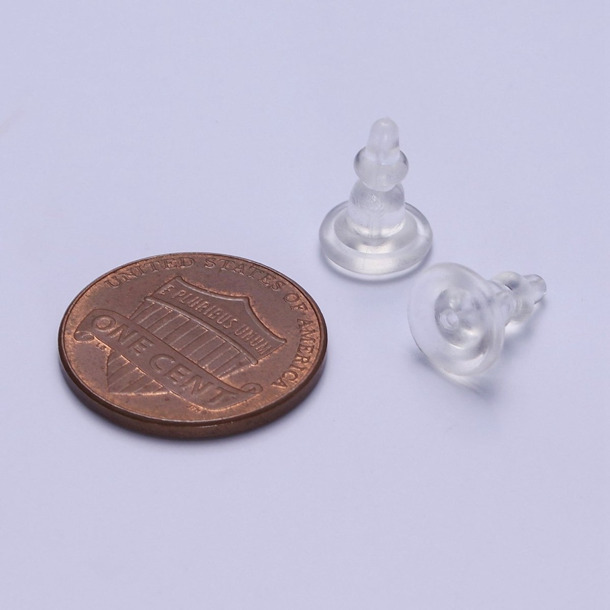 50 pairs Silicone Earring Back L-733 - DLUXCA