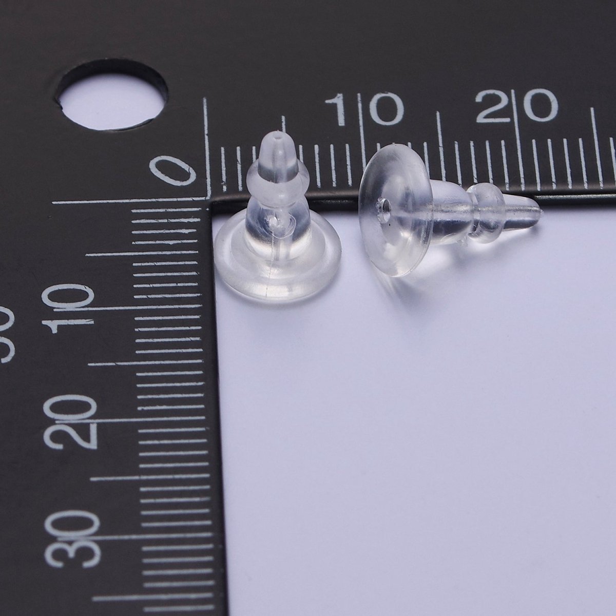 50 pairs Silicone Earring Back L-733 - DLUXCA