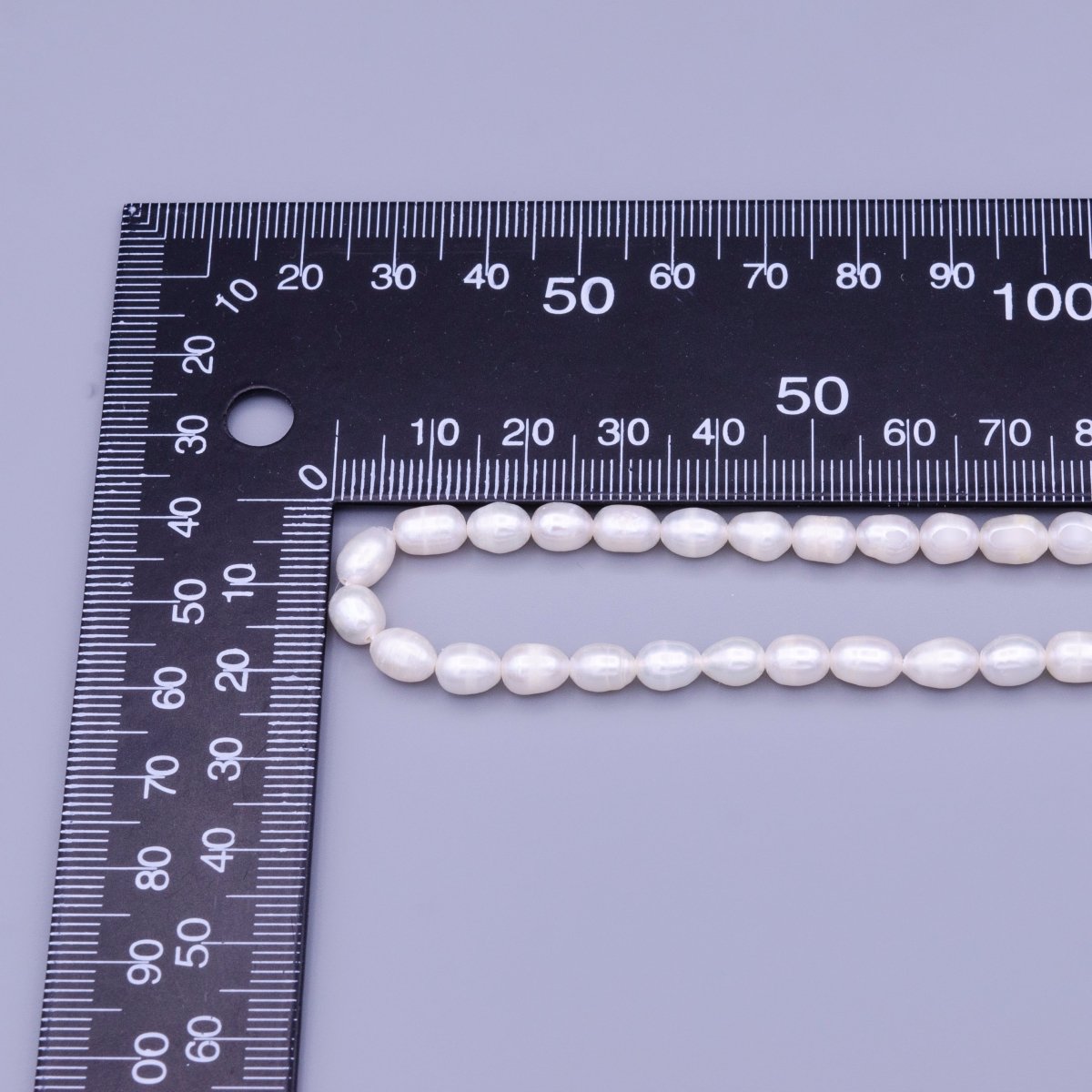 5.3mm Freshwater Pearl Oval 50 Pieces/Strand Jewelry Making Findings Supply | WA-1669 Clearance Pricing - DLUXCA