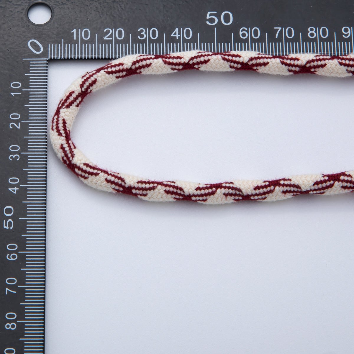 6mm Dark Brown - Beige Braided Summer Sport Cord Necklace Bracelet Finding by Yard | Roll - 1648 - DLUXCA