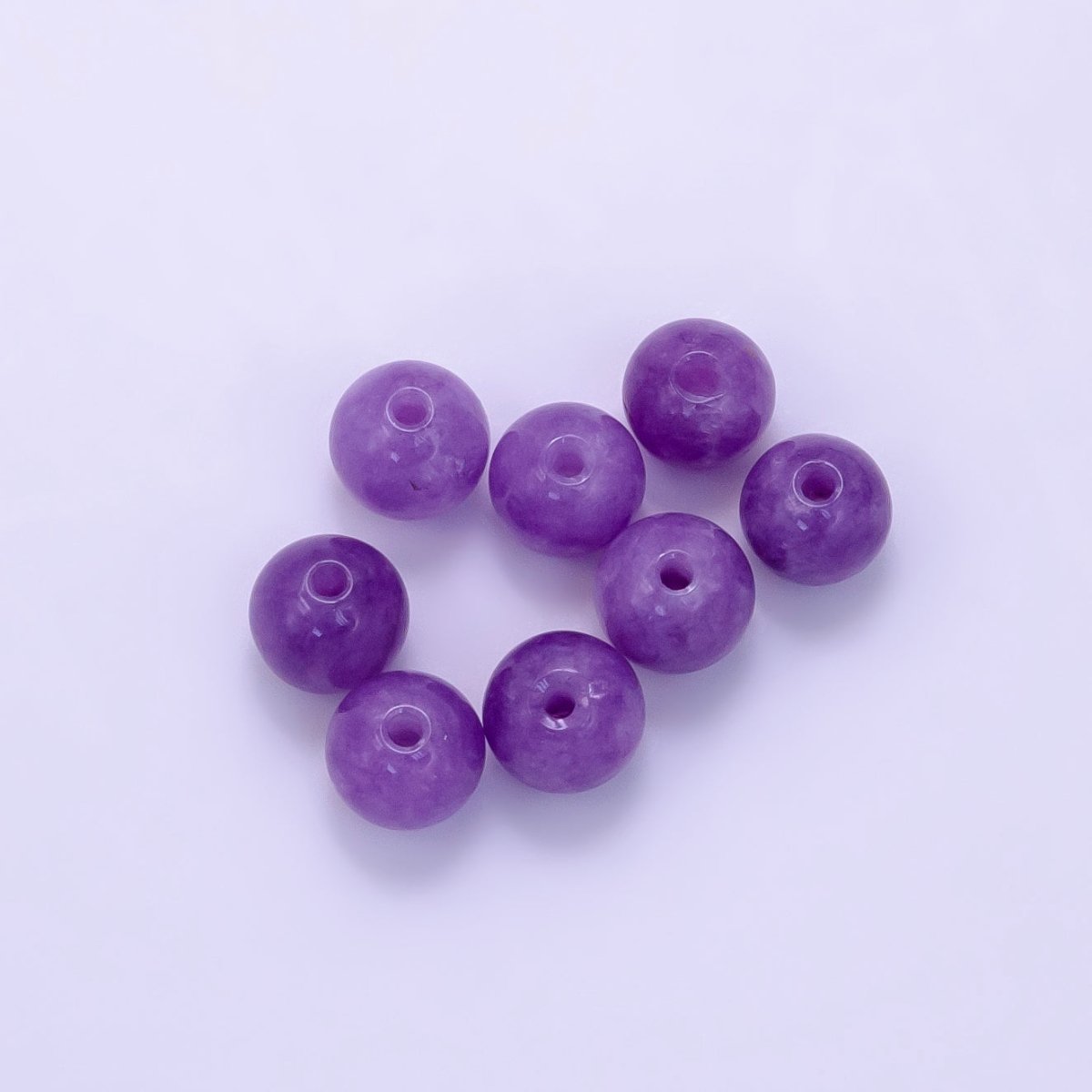 6mm Round Agate Natural Gemstone Bead Set | B913 - B914
