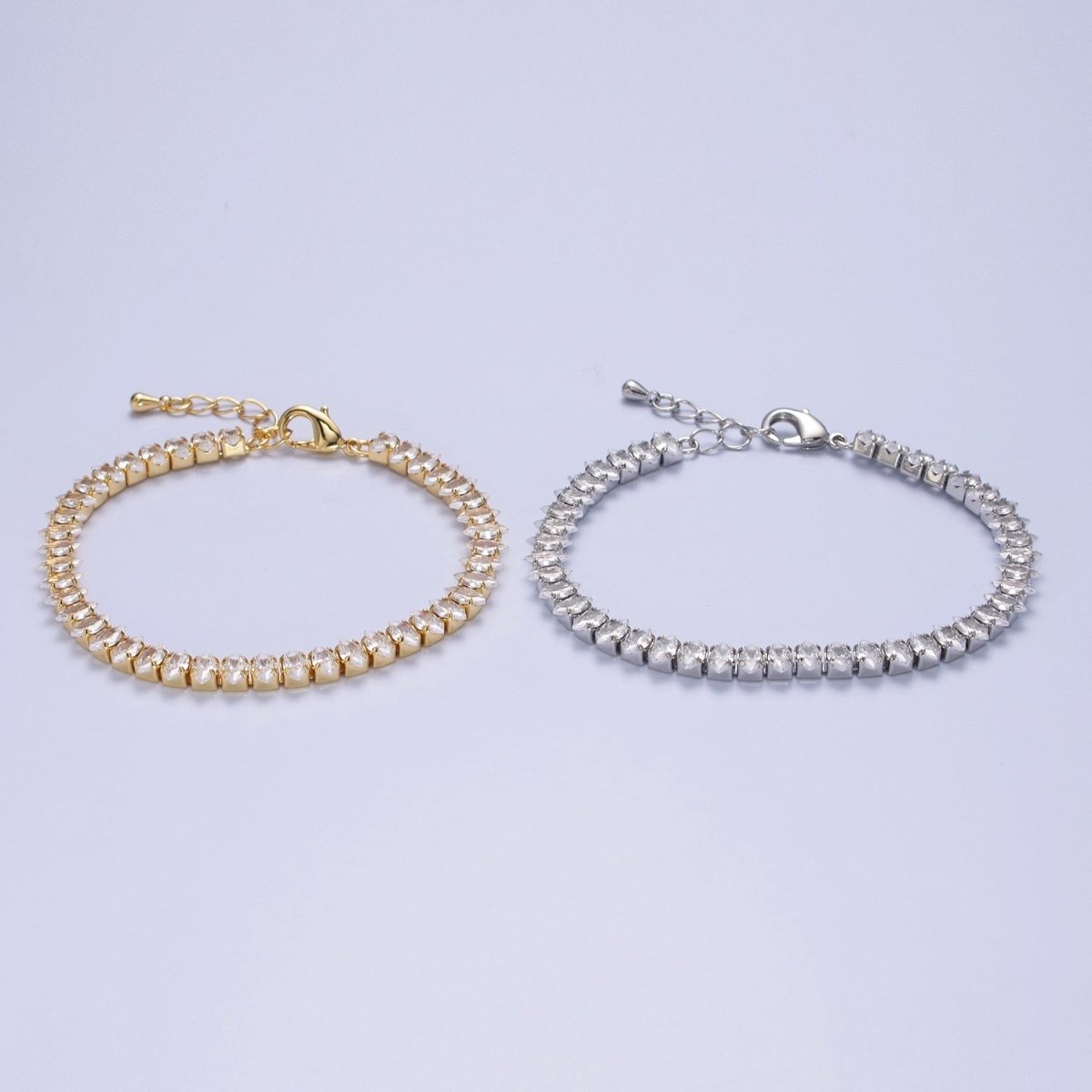 7" Marquise Tennis Chain Bracelet | WA-905