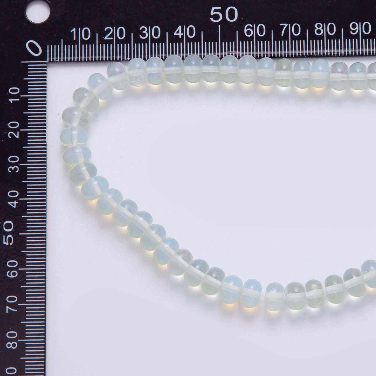 8mm Clear Quartz Rondelle Rondelle Natural Gemstone Bead Strand Finding | WA - 416 - DLUXCA