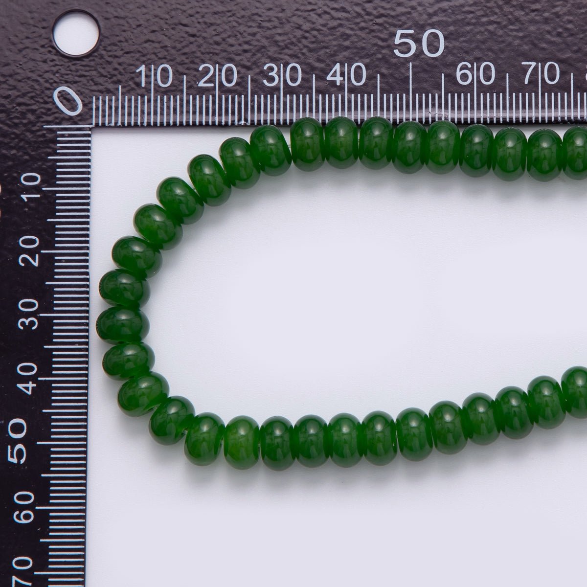 8mm Green Aventurine Rondelle Natural Gemstone Bead Strand Finding | WA - 033 - DLUXCA