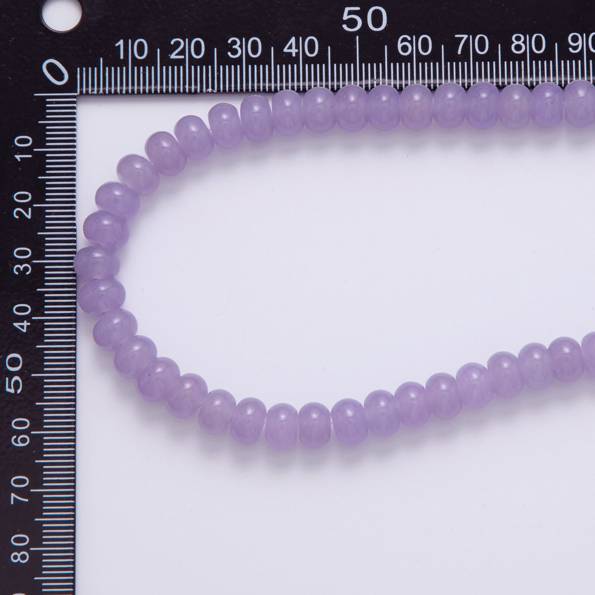 8mm Purple Agate Rondelle Natural Gemstone Bead Strand Finding | WA - 031 - DLUXCA