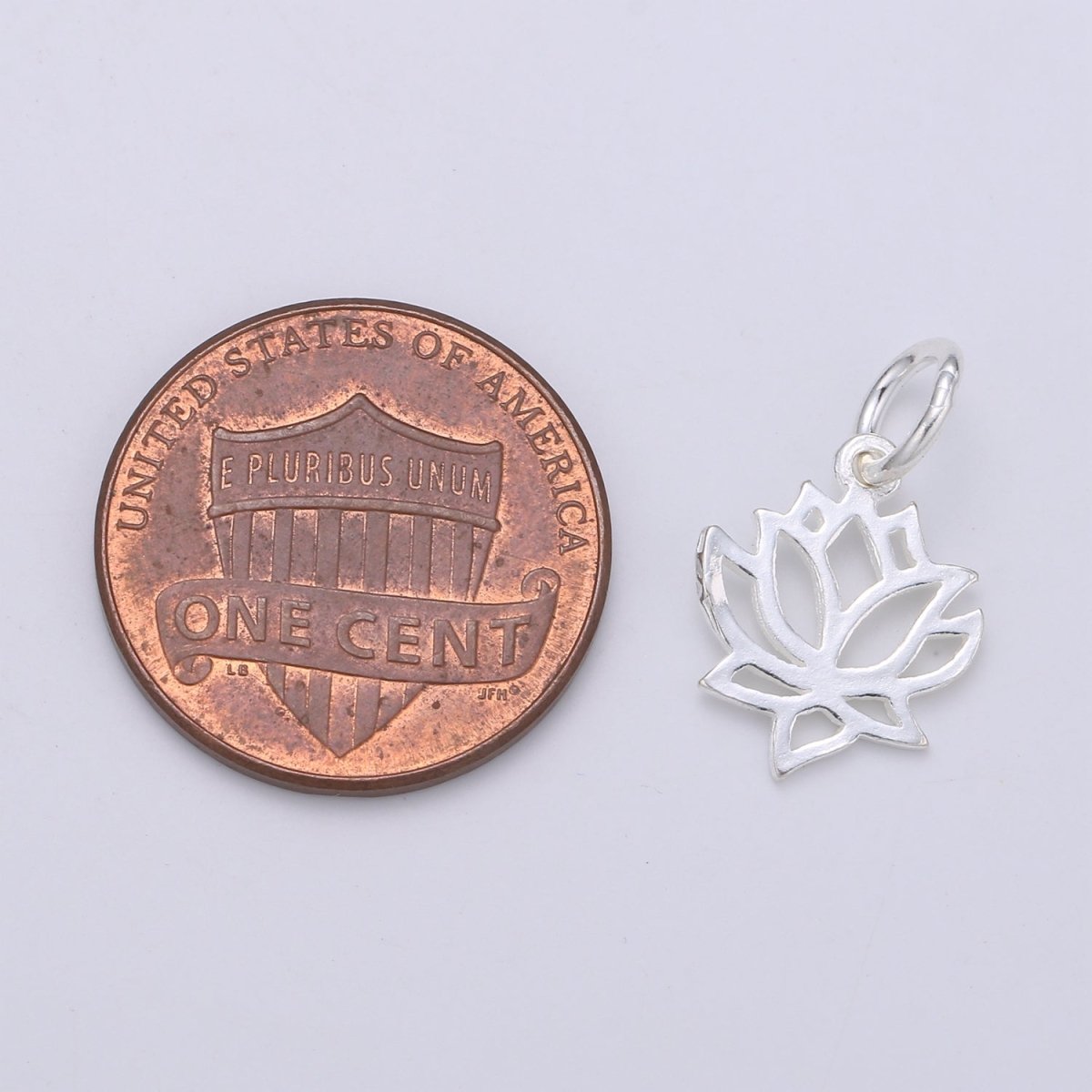 925 Sterling Silver Rose Charm, Floral Charm Silver Flower Charm for Necklace Bracelet Earring, Flower Charm SL-121