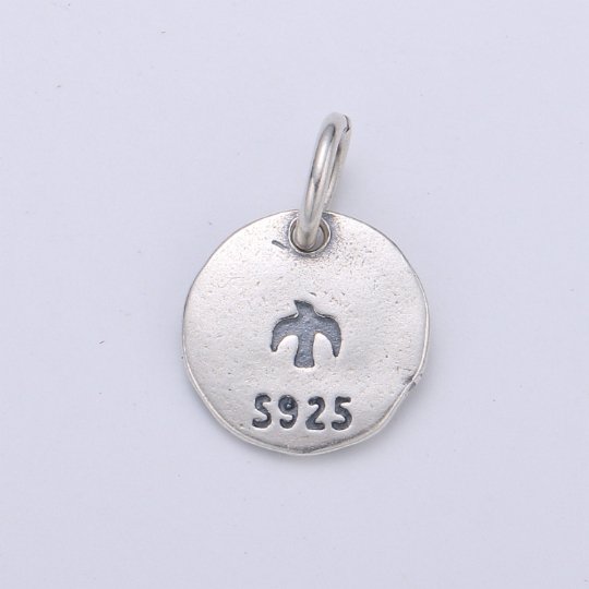 925 Sterling Silver Seagull Charm, Beach Charm Silver Bird Charm for Necklace Bracelet Earring, Seagull Bird Charm, SL-HJ-105 - DLUXCA