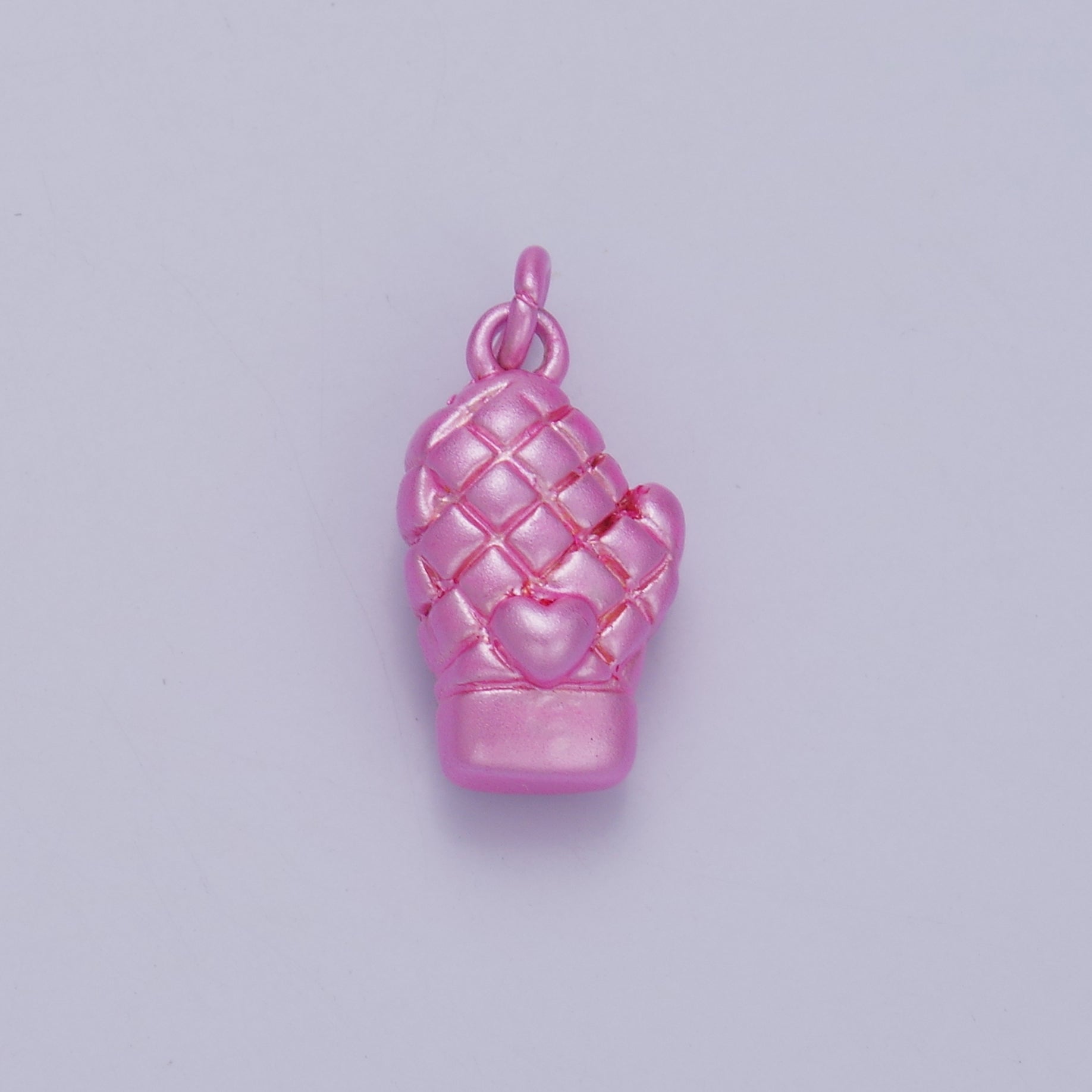 24K Gold Filled Baby Pink, Orange, Pink Heart Mitten Baking Glove Charm | C021 C022