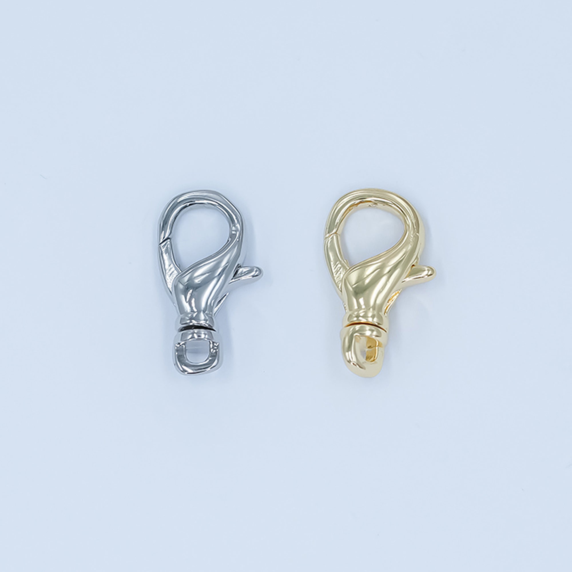 24K Gold Filled 14mm Lobster Clasps Closure Swivel Finding in Gold & Silver | Z1137