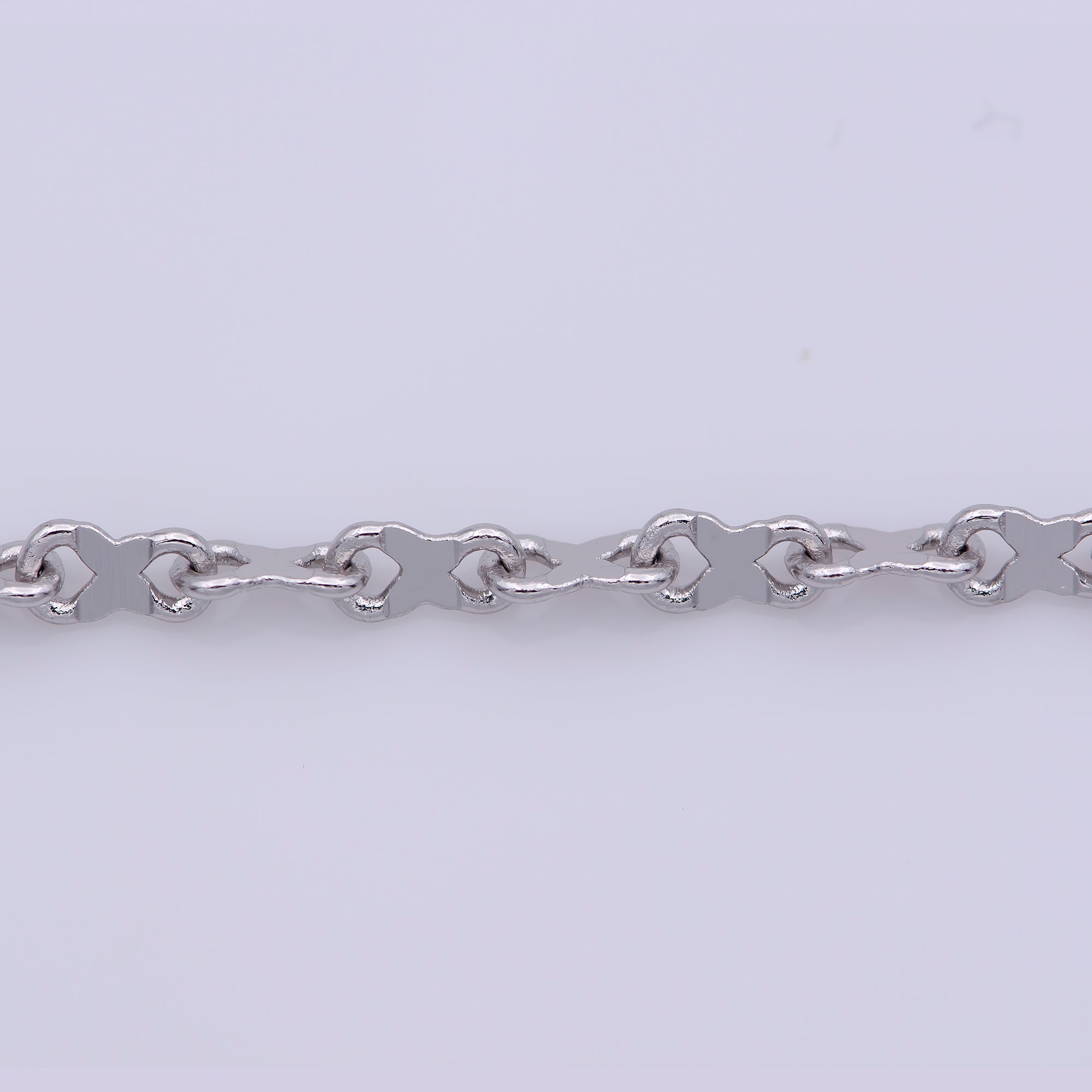 20 Inch Silver Anchor Chain Necklace 1.8mm Width Unique Chain Necklace w/ Lobster Clasps WA238 - DLUXCA