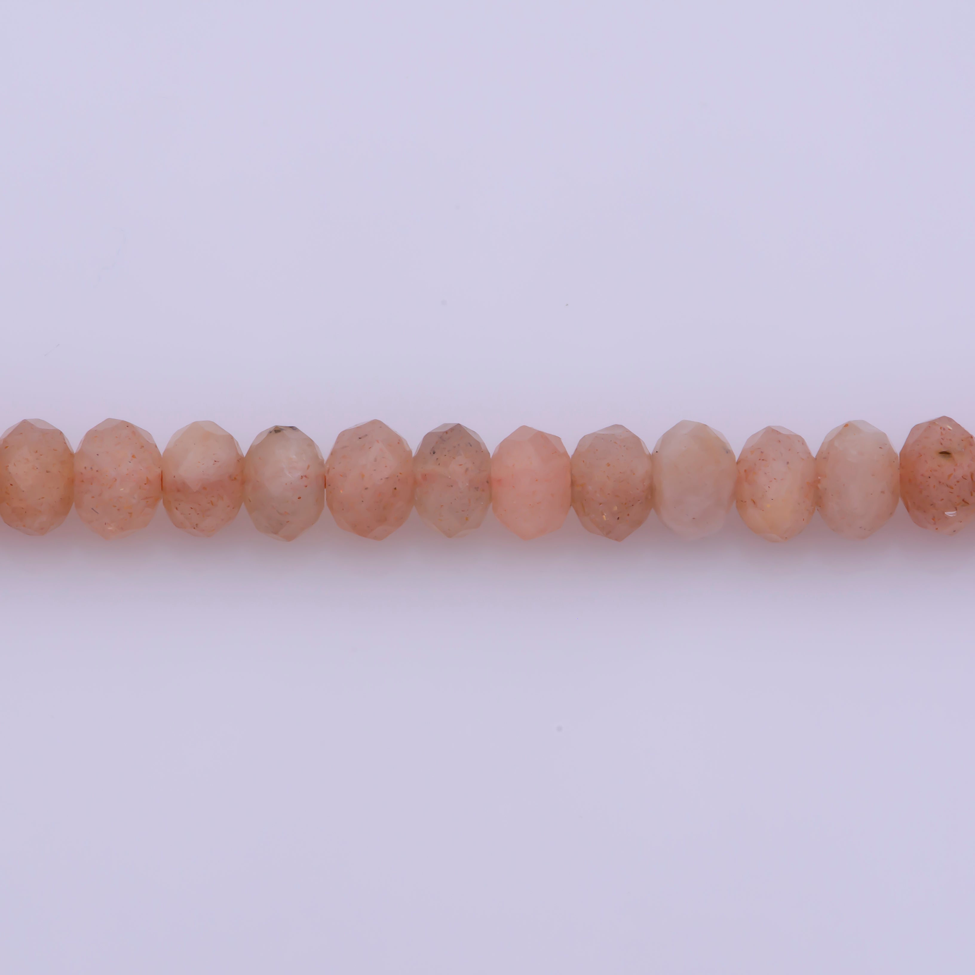 Dainty Pink Rose Quartz Necklace Pink gemstone minimalist Jewelry beaded Healing Stone Necklace - DLUXCA