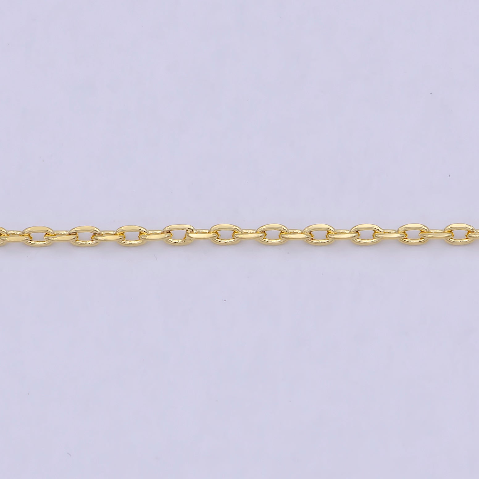 Clearance Pricing BLOWOUT | 24K Gold Filled 1.5mm Dainty Cable 18 Inch Layering Chain Necklace w. Extender | WA-792 - DLUXCA