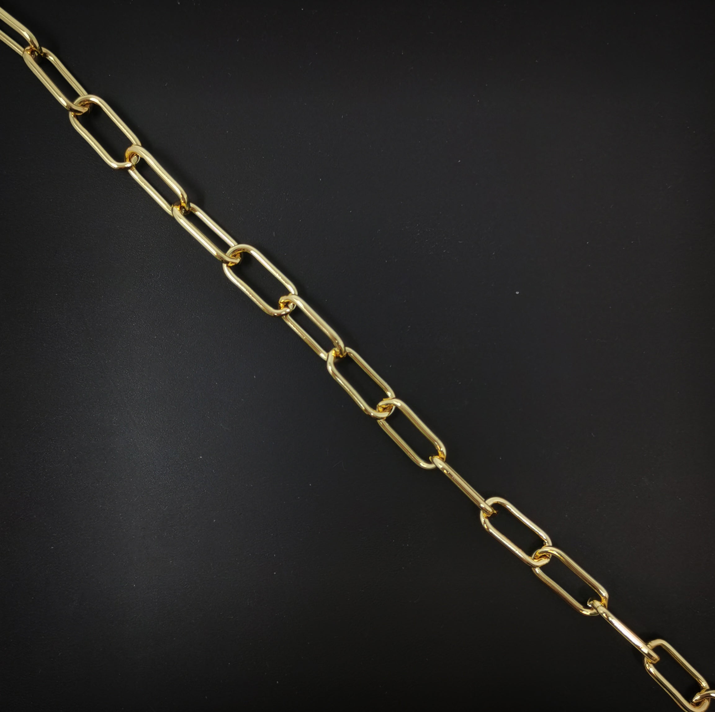 Chunky Paperclip Chain Necklace 17.4X7.3mm, 24K Gold Filled Jumbo Link PAPER CLIP 1 Yard Lead Nickel Free, Unfinished Link Chain | ROLL-186 ROLL-073