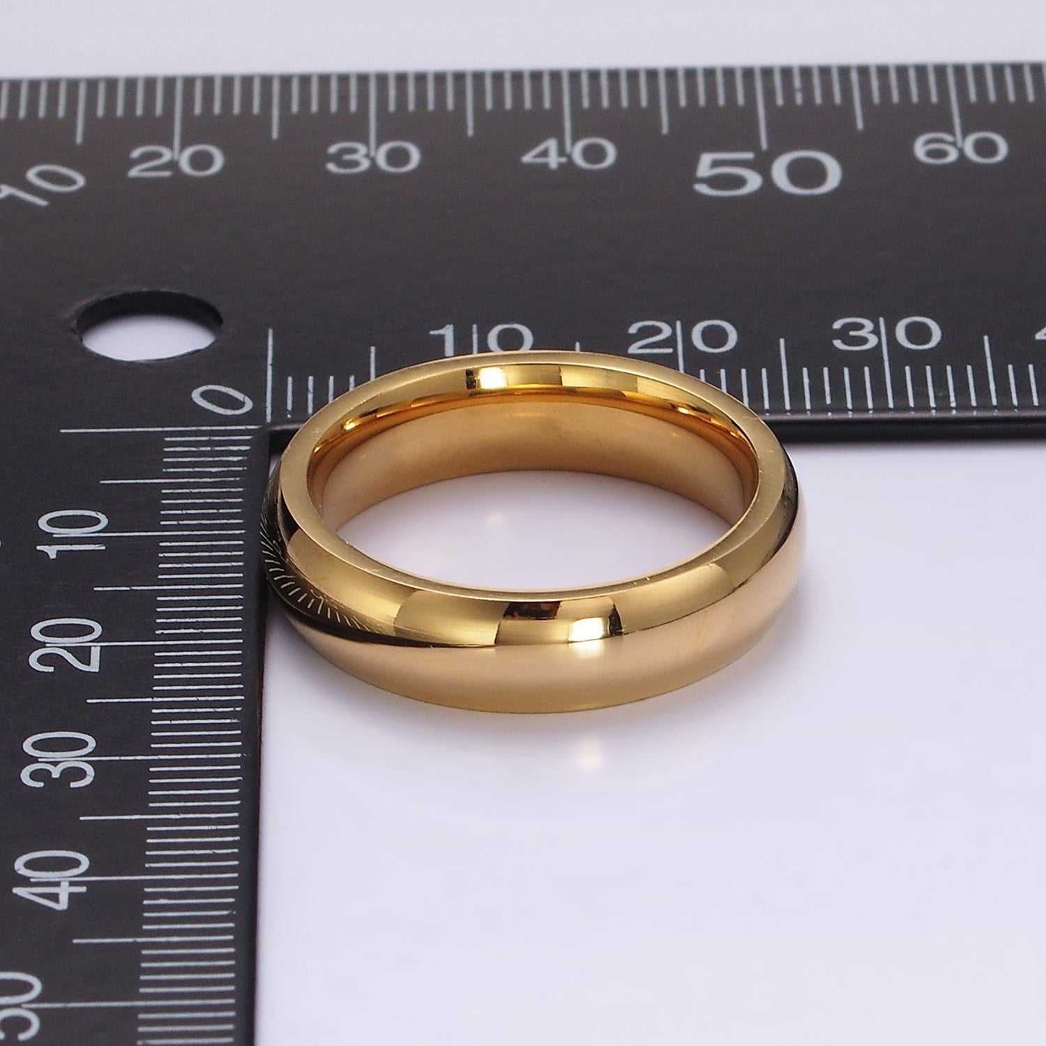 Stainless Steel Band Minimalist Ring in Gold & Silver | O1204, O1207