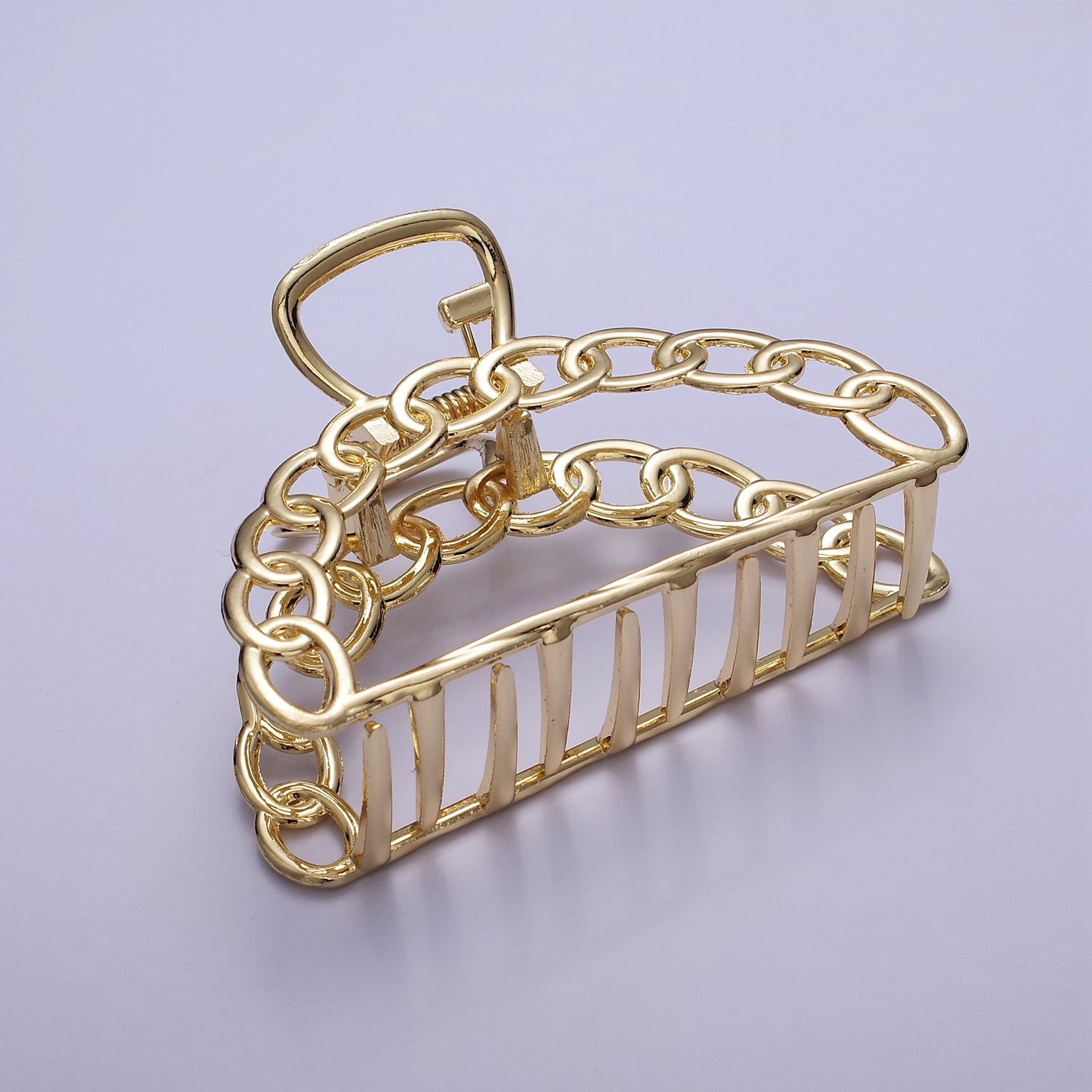 Gold Hair Claw Clips, Minimalist Hair accessories Metal Hair Claw